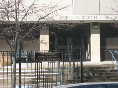 The Center for Research Libraries on Kenwood Avenue in Chicago