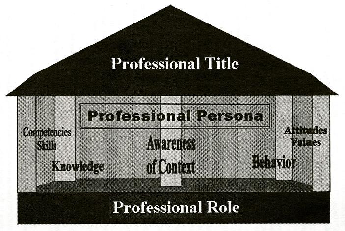 Figure 1 Components of the Professional Persona