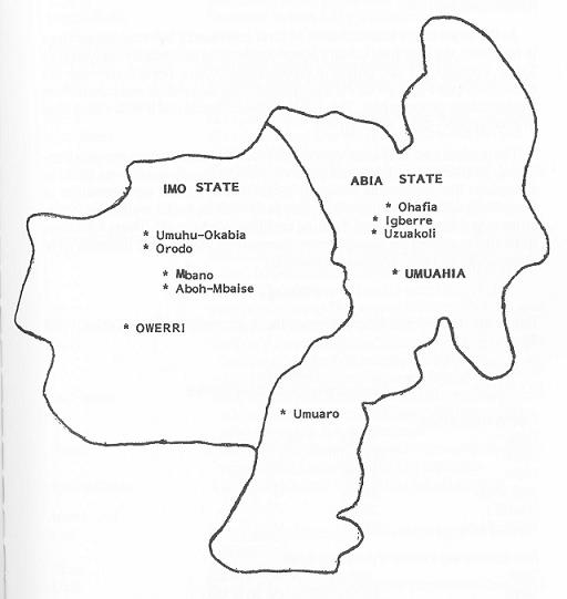 Figure 2: Former IMO State of Nigeria