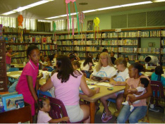 Figure 5: Buras Public Library children's area before Katrina