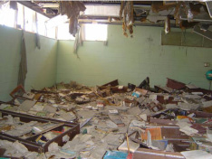 Figure 5: Buras Public Library children's area after Katrina