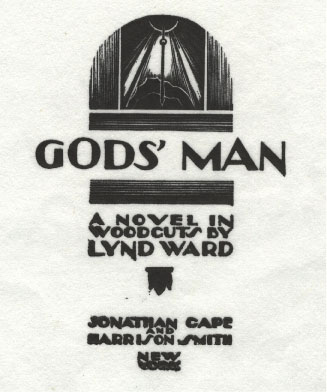 Figure 3: Title page print from Gods' Man