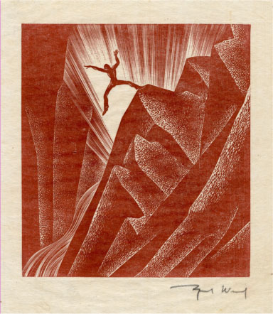 Figure 35: Original illustration from Wild Pilgrimage by Lynd Ward