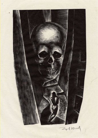 Figure 43: Original illustration from Song Without Words by Lynd Ward