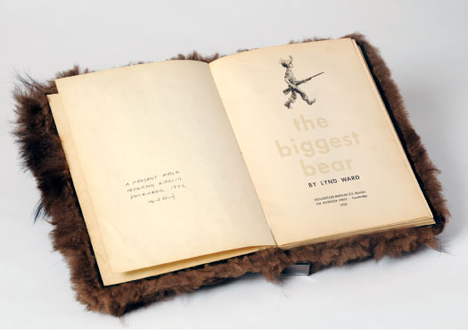 Figure 51: Photo of the bear-bound edition of The Biggest Bear